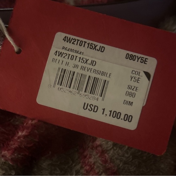 violet reversible valentino garavani belt